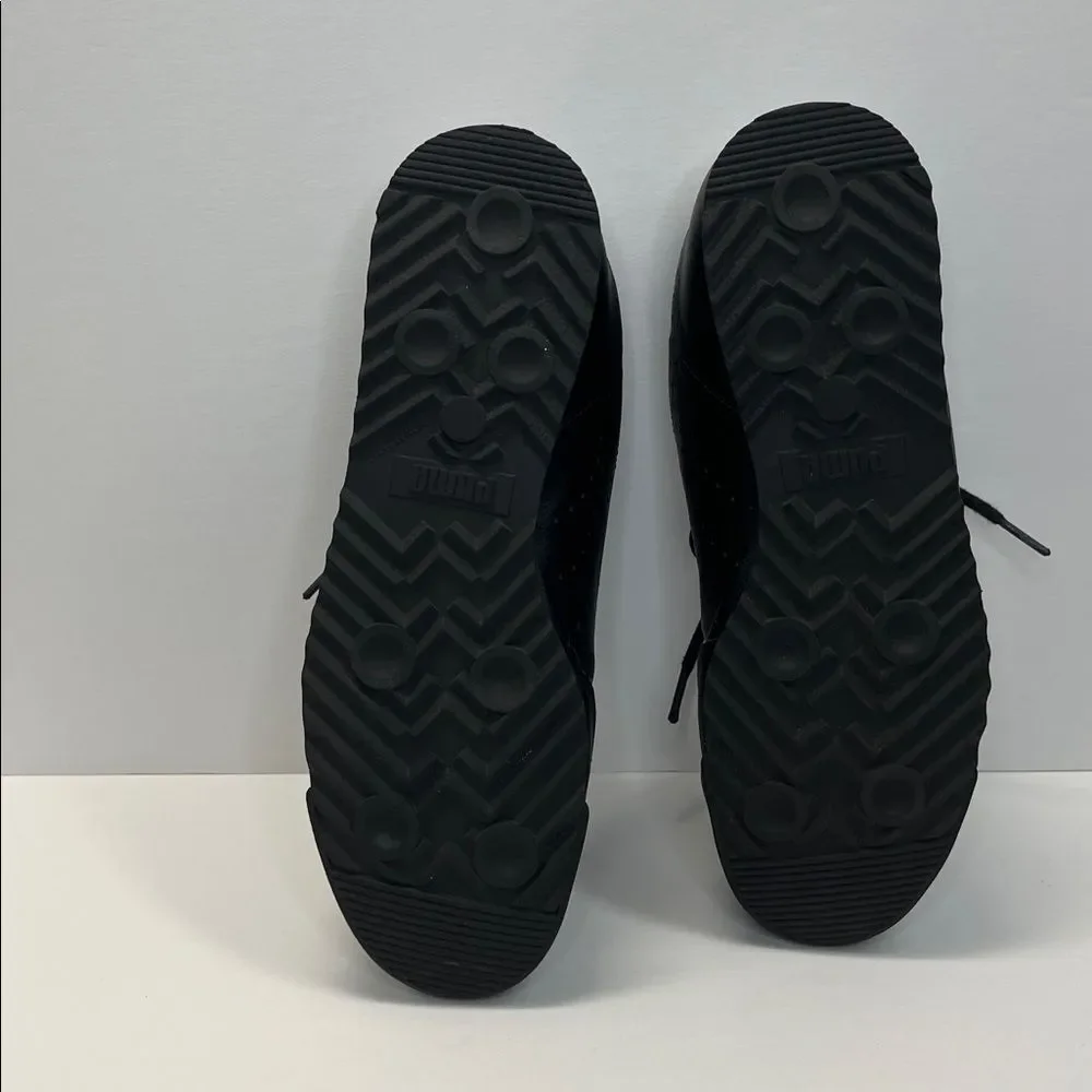Puma MAPF1 Roma Via Perf Mercedes F1 sneaker in black with a silver accent 6.5
